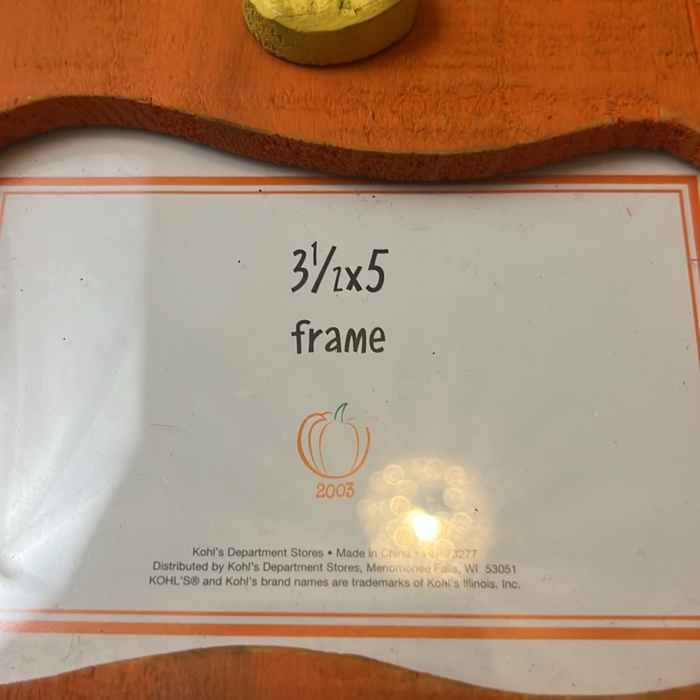 NWT pumpkin picture frame 🖤 - Picture 3 of 5